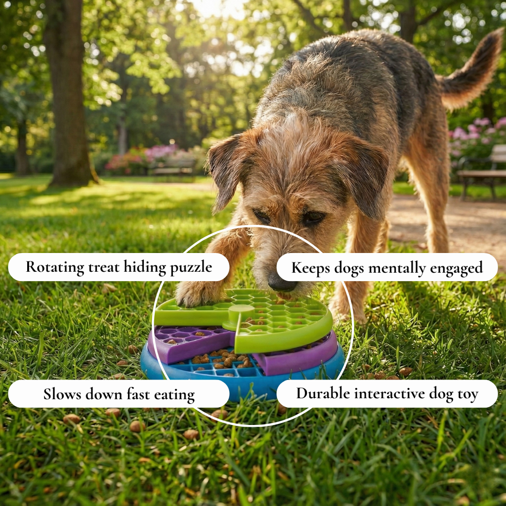 Interactive Treat Puzzle Dog Toy