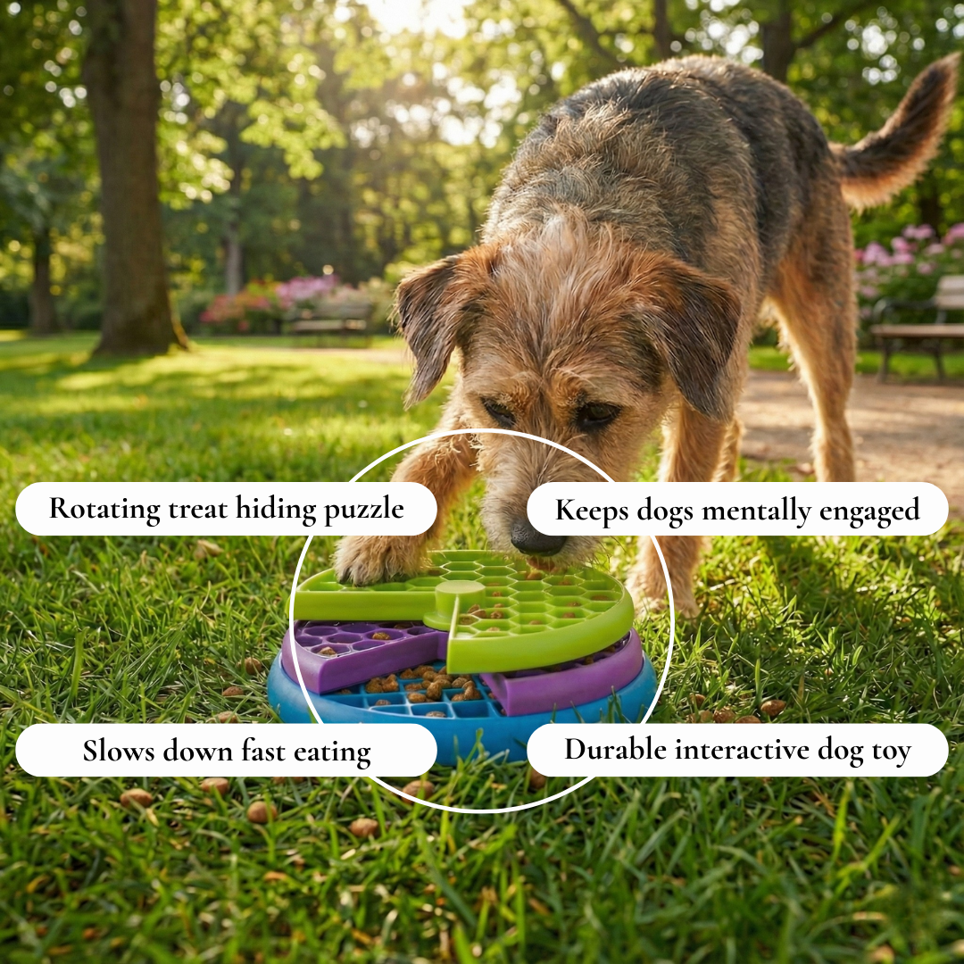 Interactive Treat Puzzle Dog Toy