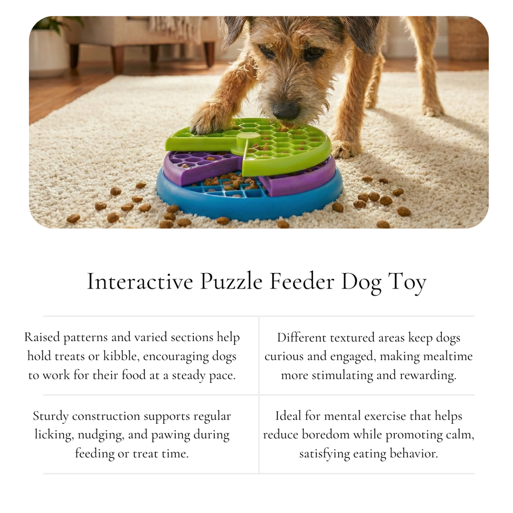 Interactive Treat Puzzle Dog Toy