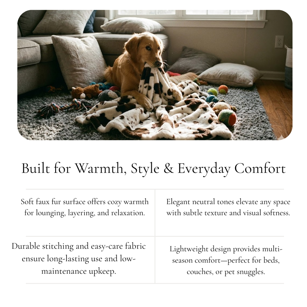 Plush Faux Fur Blanket