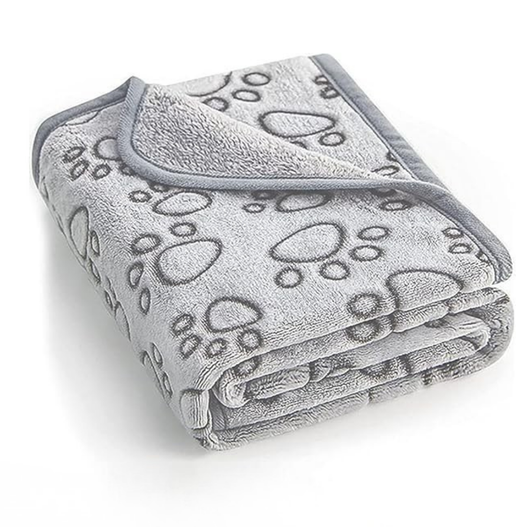 Cream Shaggy Pet Blanket