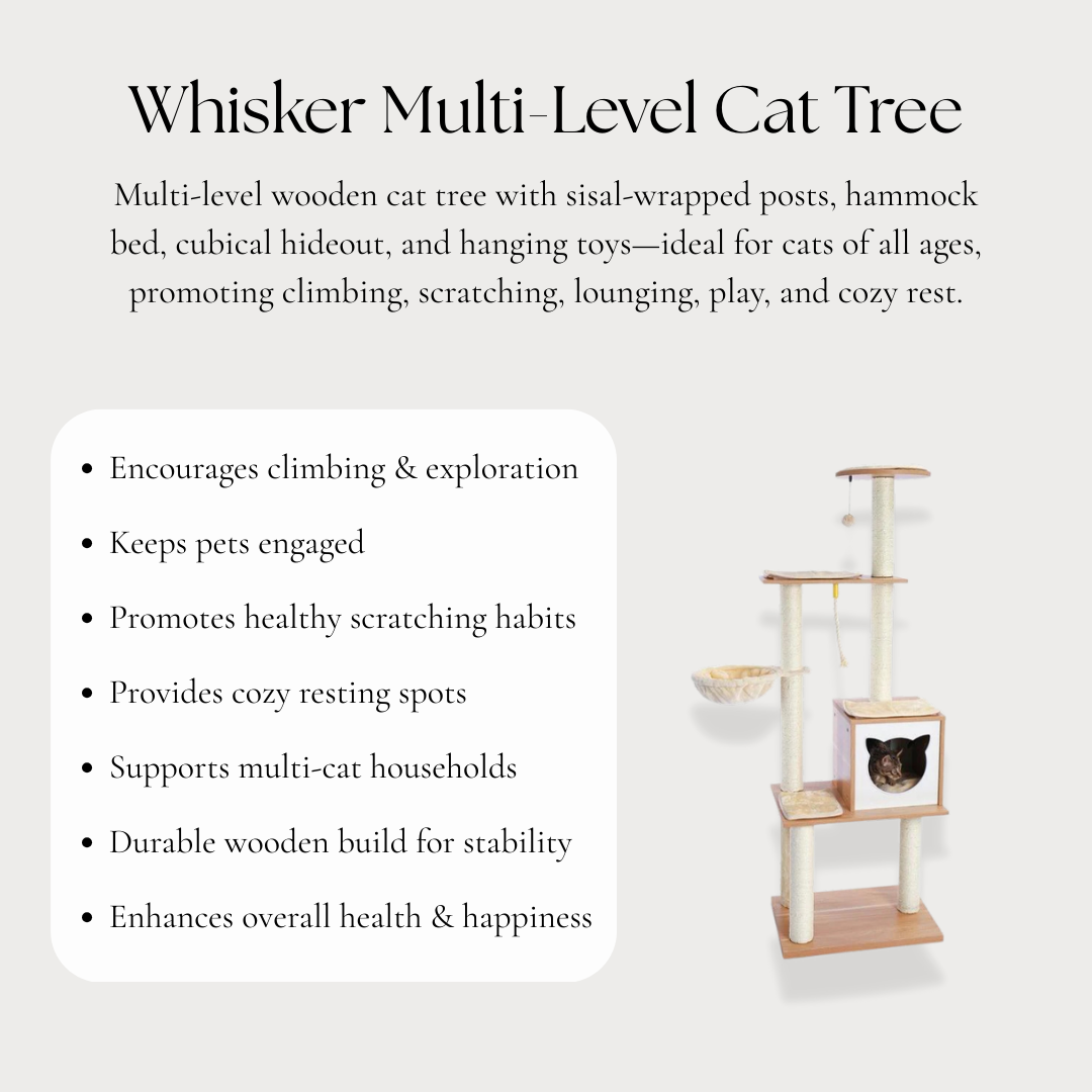 Whisker Multi Level Cat Tree