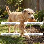 Plush Drumstick Dog Toy