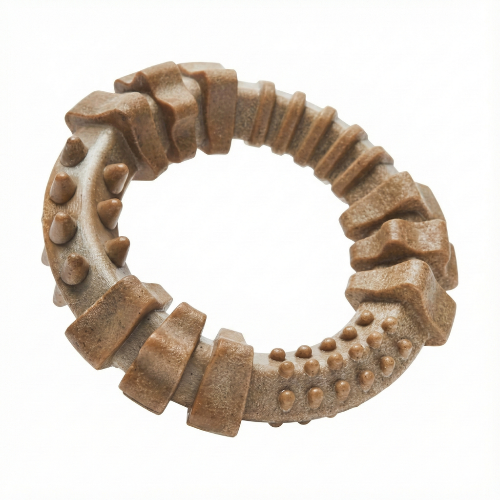Textured Chew Ring Dog Toy