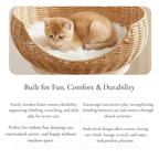 Multi-Level Wooden Cat Tower