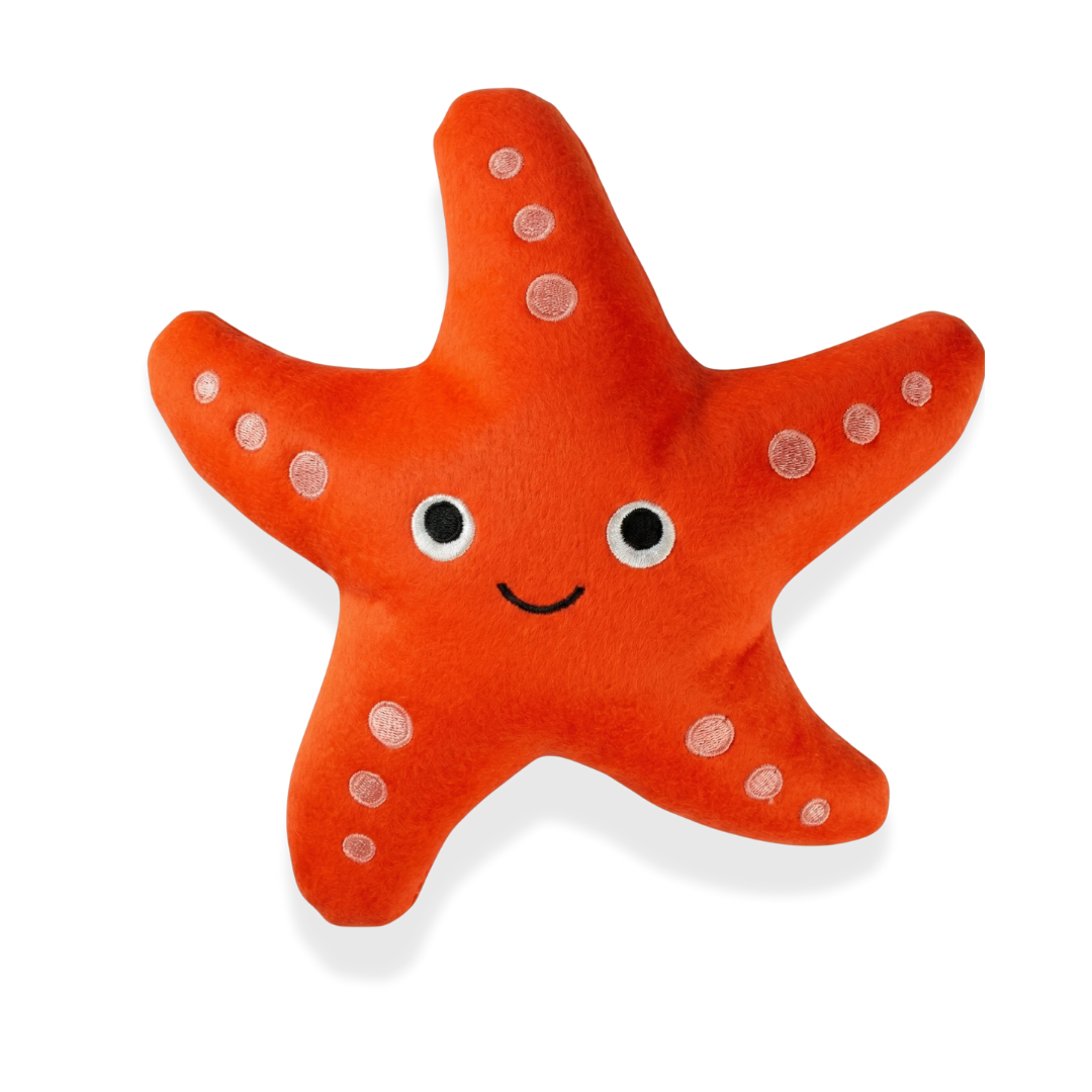 Starry the Plush Starfish Dog Toy