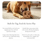 Double Ball Tug Dog Toy