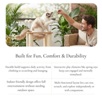 Stylish Wooden Cat Playground