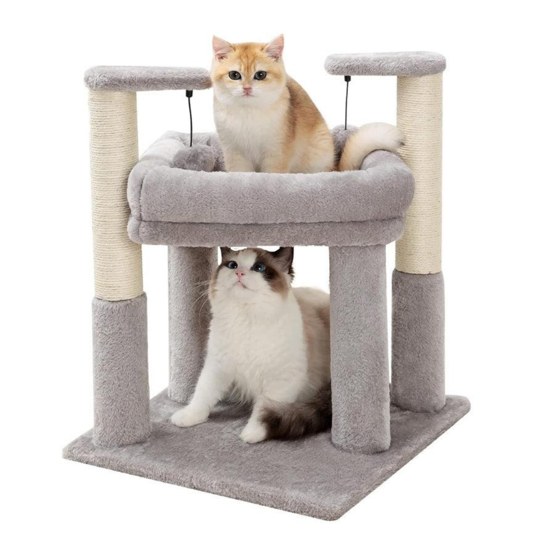 Cushioned Cat Tree for Comfort