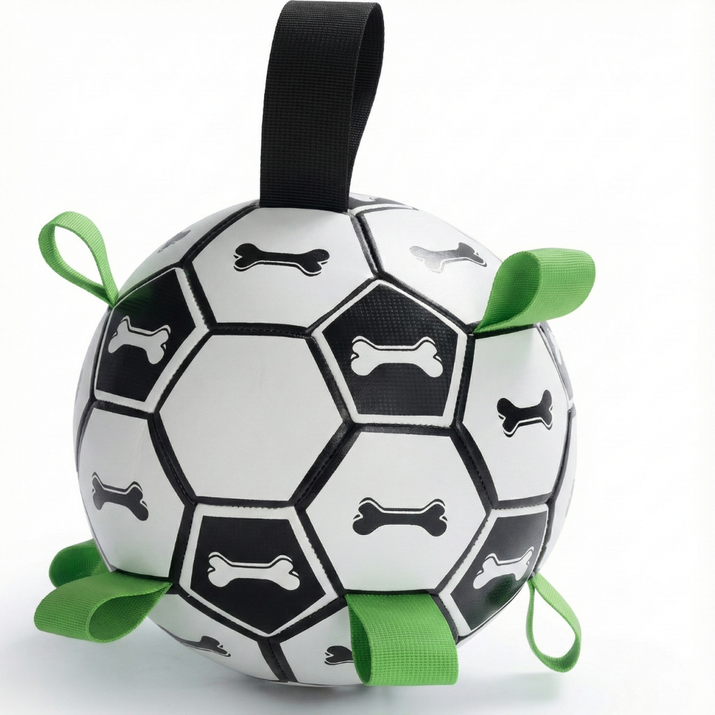 Interactive Soccer Tug Dog Ball