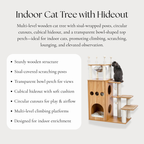 Indoor Cat Tree with Hideout