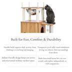 Indoor Cat Tree with Hideout