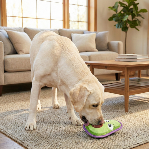 Avocado Plush Dog Toy