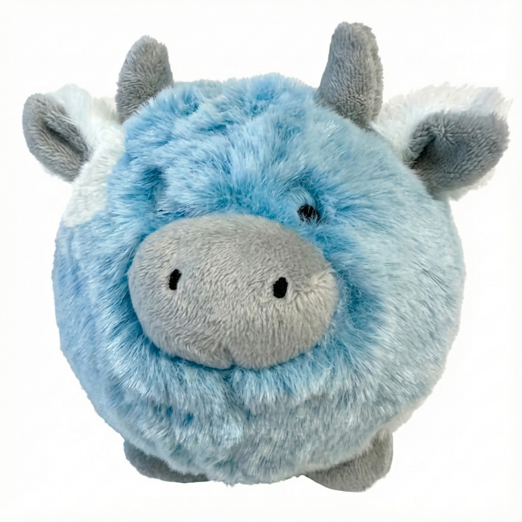 Plush Cow Dog Toy