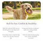 Donut Delight Plush Dog Toy