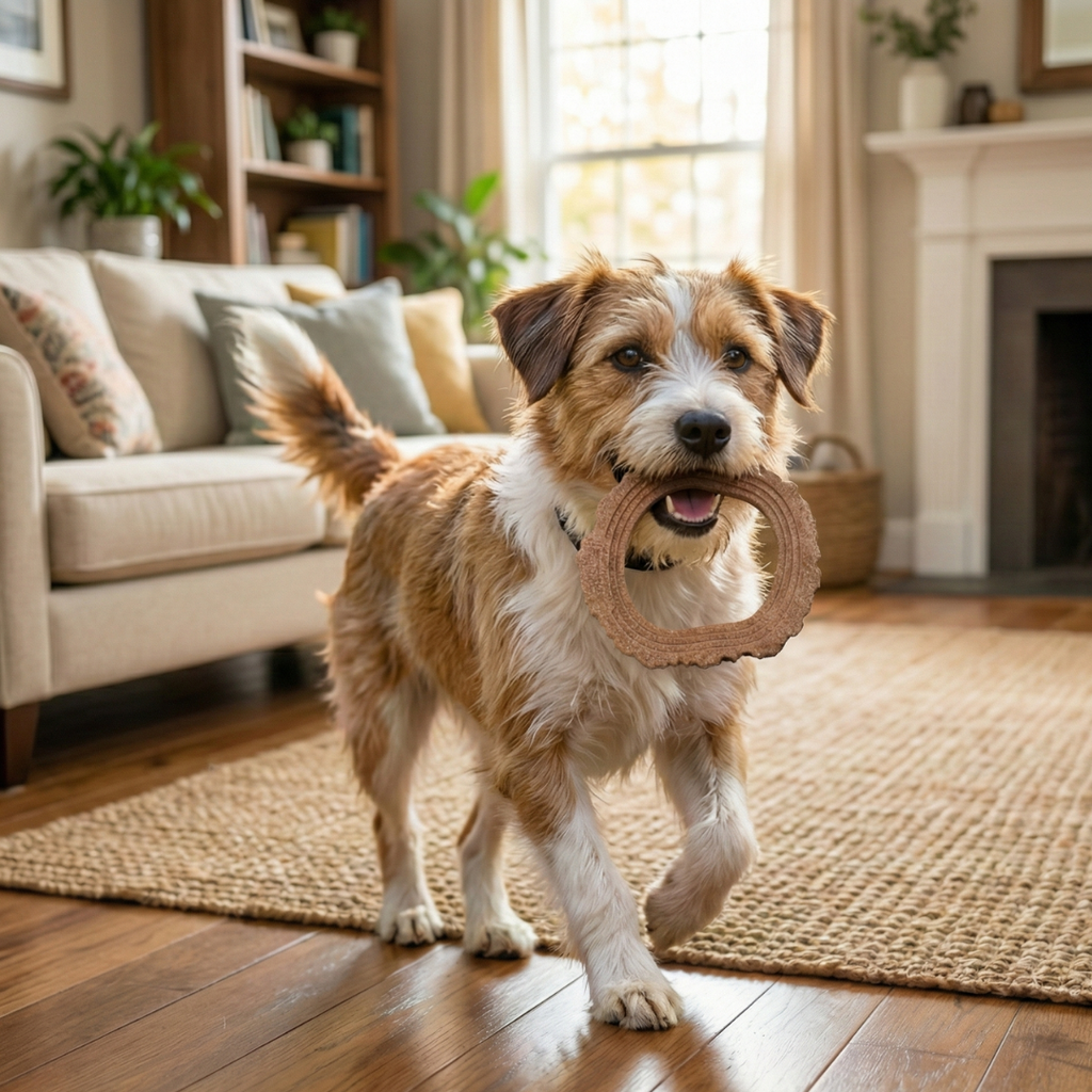 Textured Ring Dog Chew Toy
