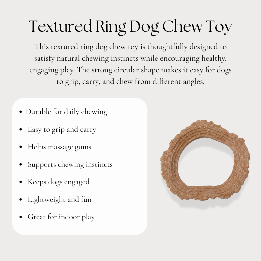 Textured Ring Dog Chew Toy