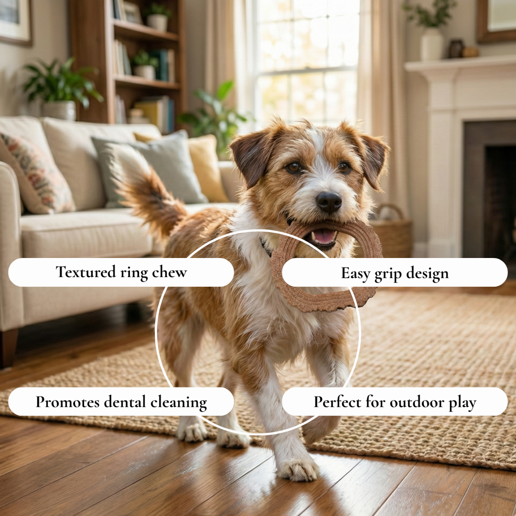 Textured Ring Dog Chew Toy