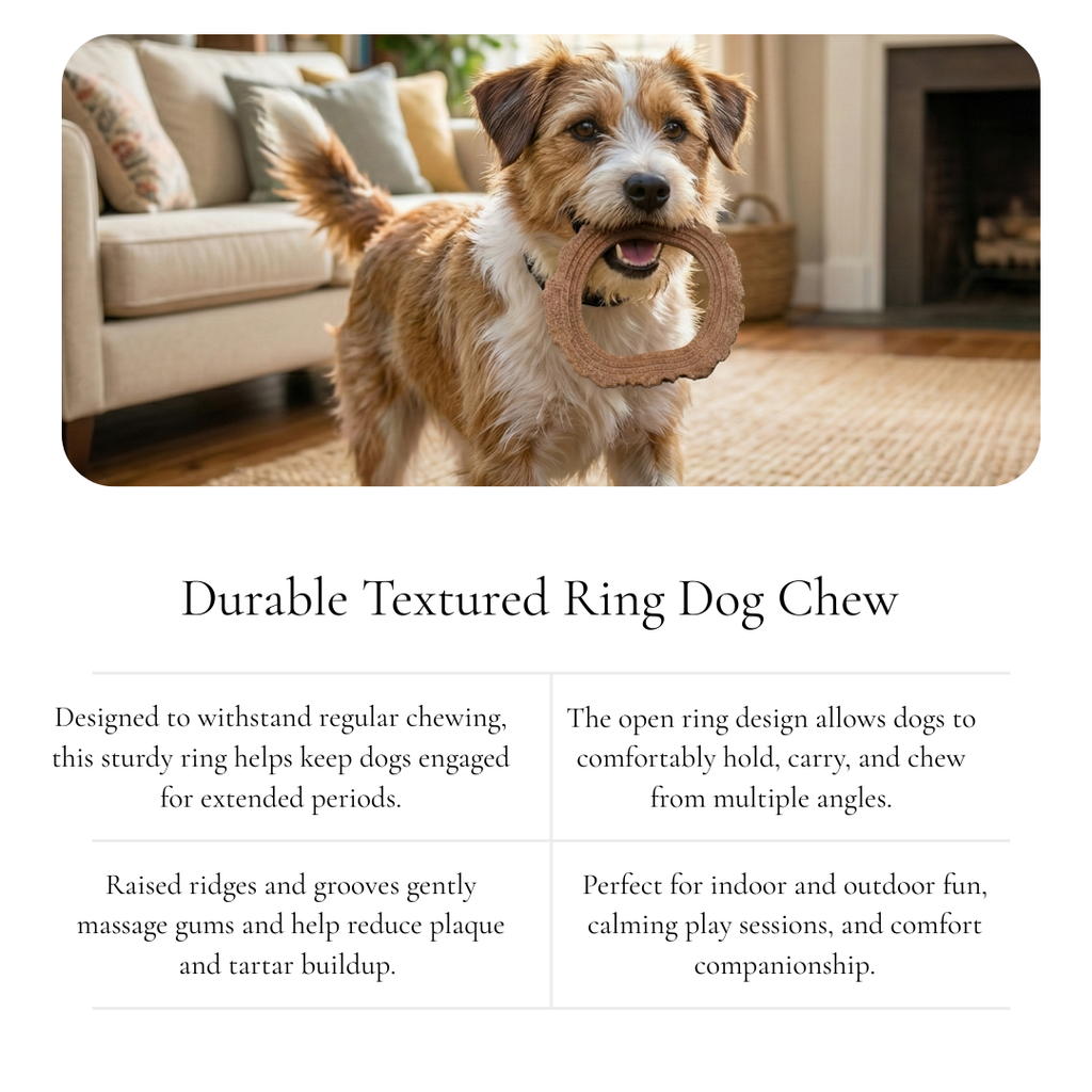 Textured Ring Dog Chew Toy