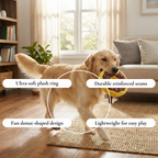 Donut Delight Plush Dog Toy