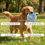 Plush Cow Dog Toy