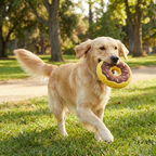 Donut Delight Plush Dog Toy