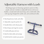 Adjustable Harness with Leash