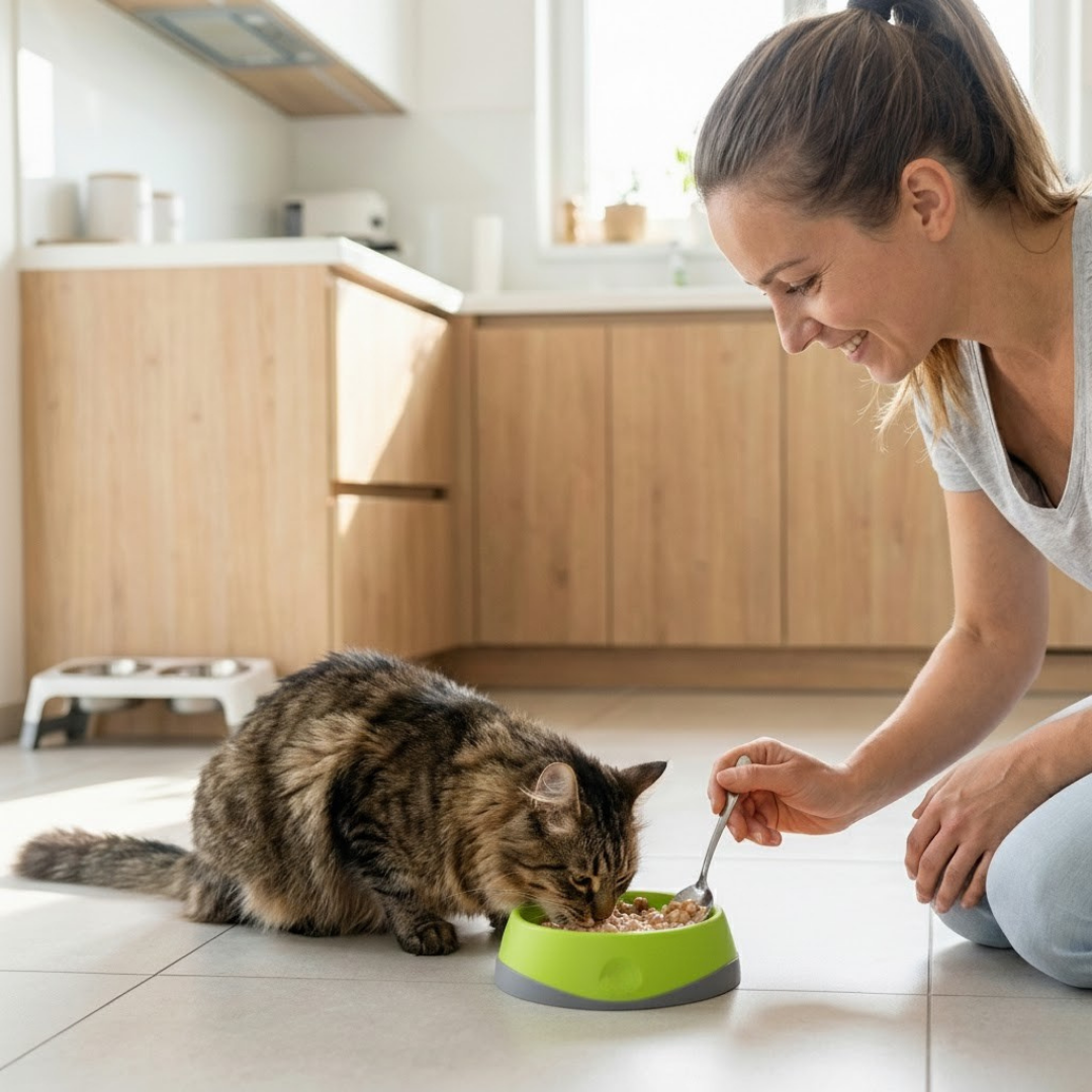 Green Bone Slow Feeder Bowl