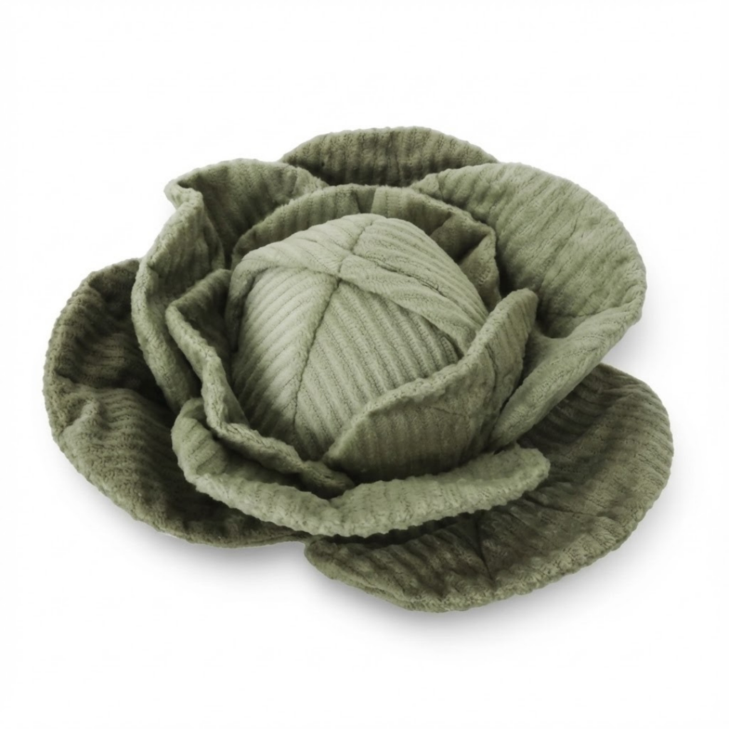 Plush Cabbage Dog Toy