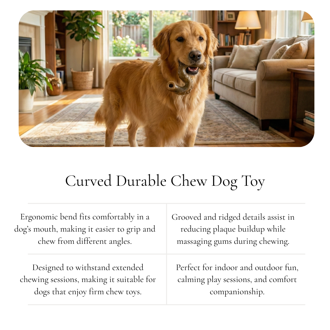 Curved Durable Chew Toy