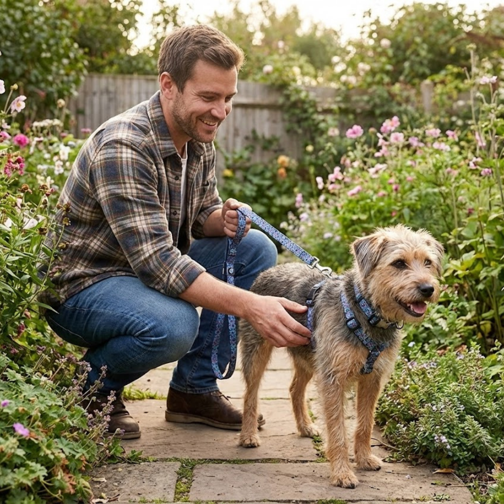 Adjustable Harness with Leash
