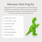 Dinosaur Chew Dog Toy