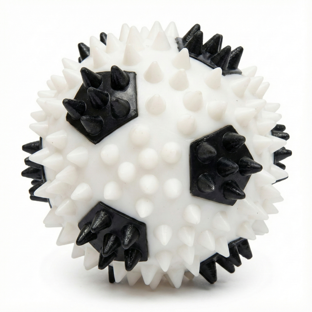 Spiked Dental Chew Ball Dog