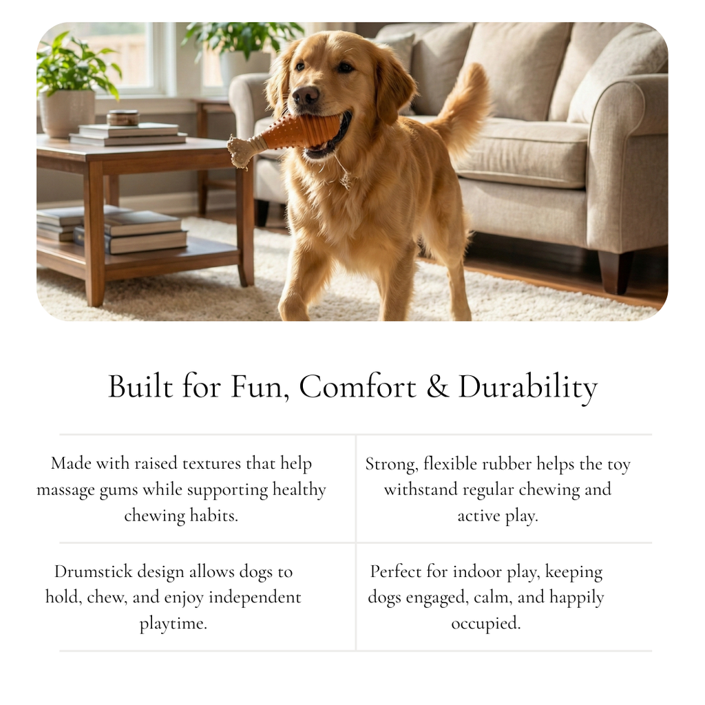 Drumstick Chew Dog Toy
