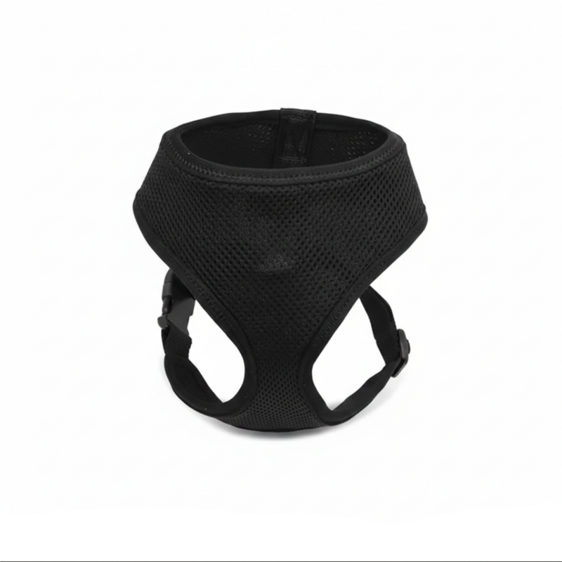 Black Mesh Pet Harness