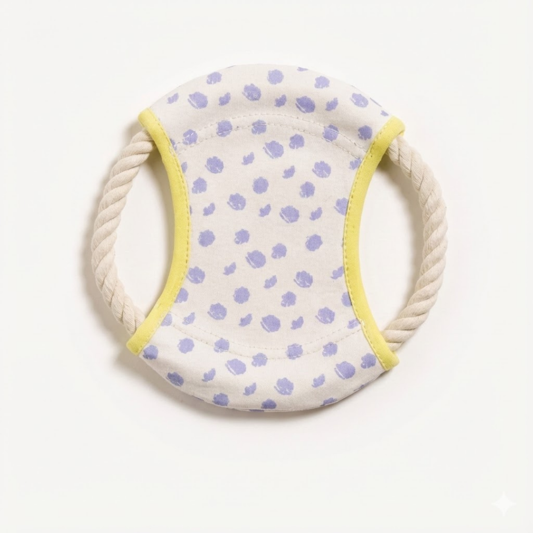 Soft Fabric Rope Ring Dog Toy
