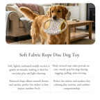Soft Fabric Rope Ring Dog Toy