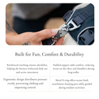 Black Dog Harness with Trim