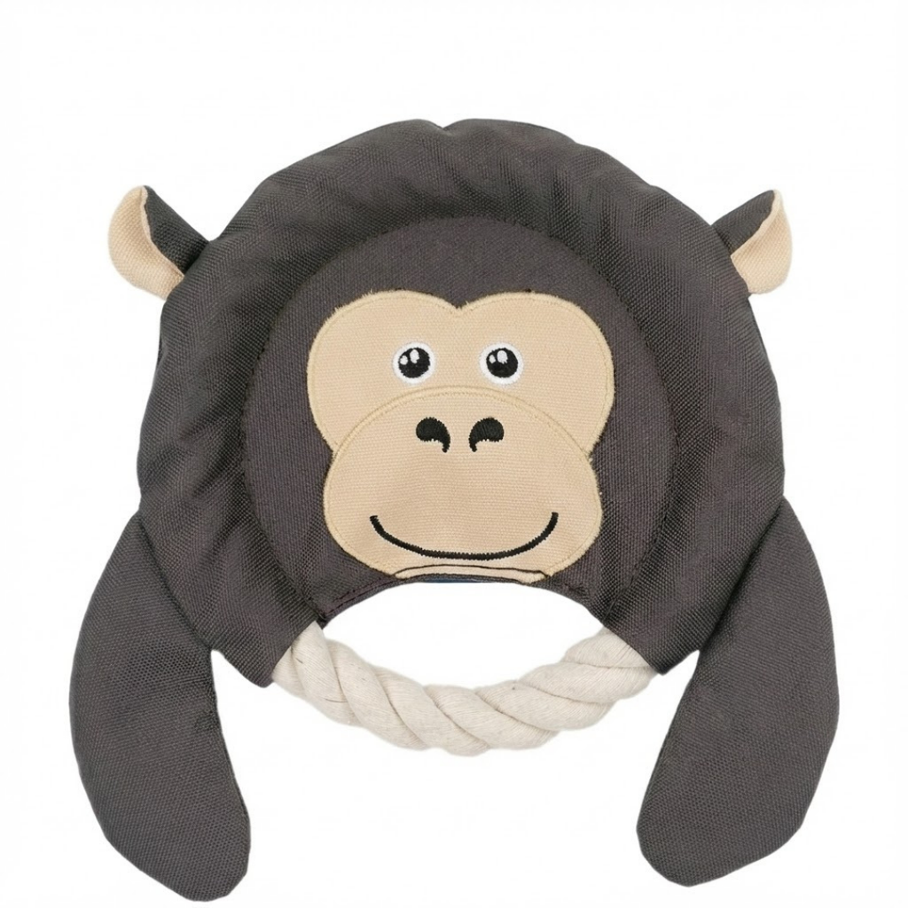Plush Monkey Rope Dog Toy