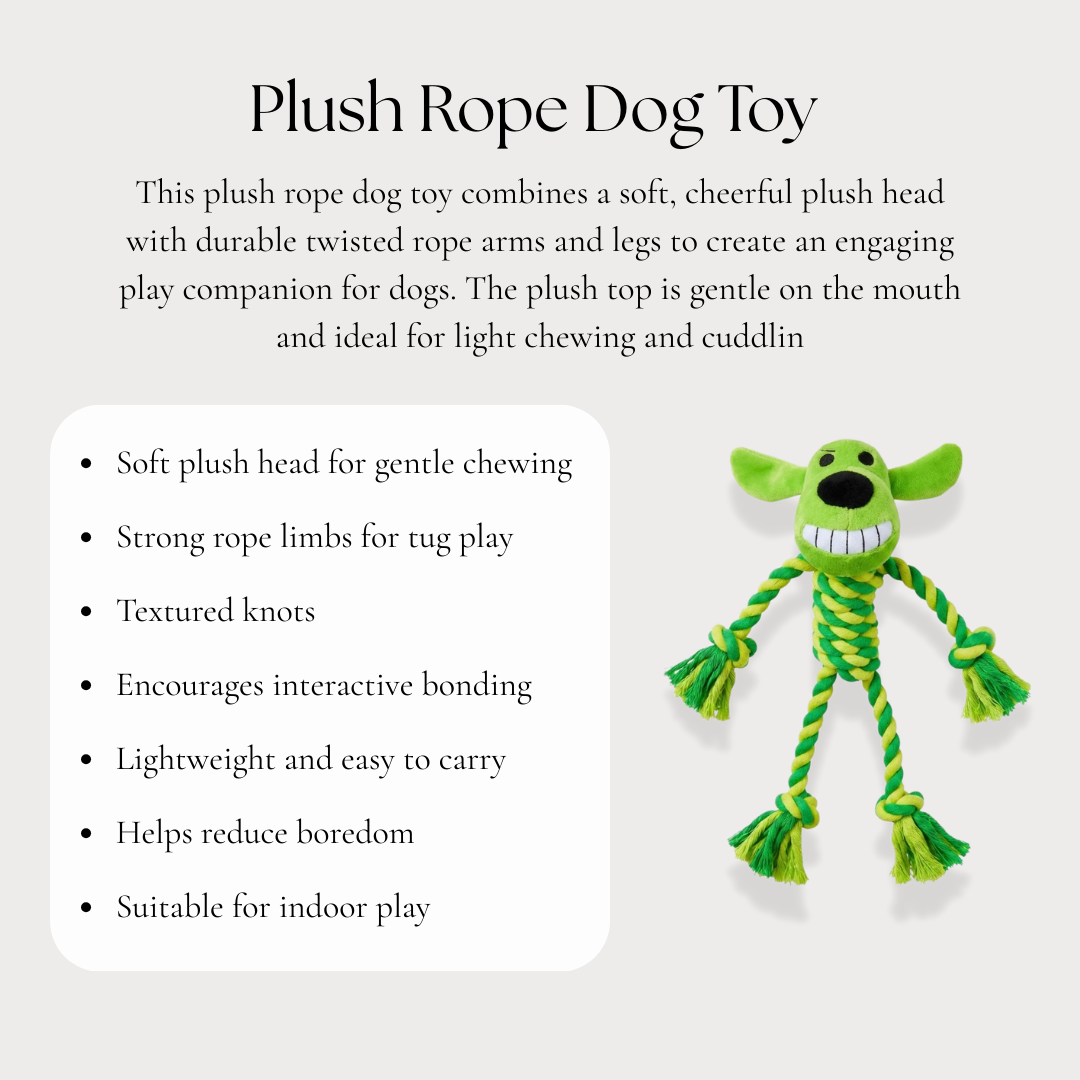 Plush Rope Dog Toy