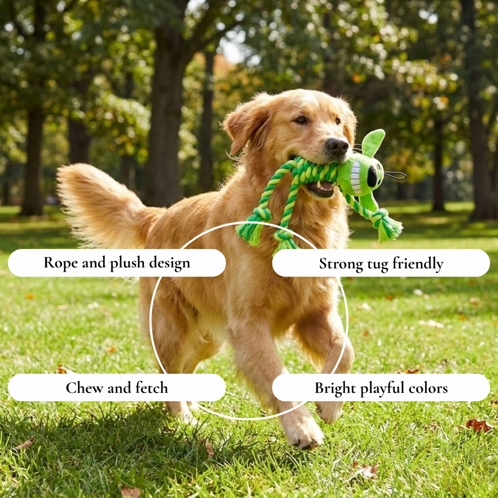 Plush Rope Dog Toy