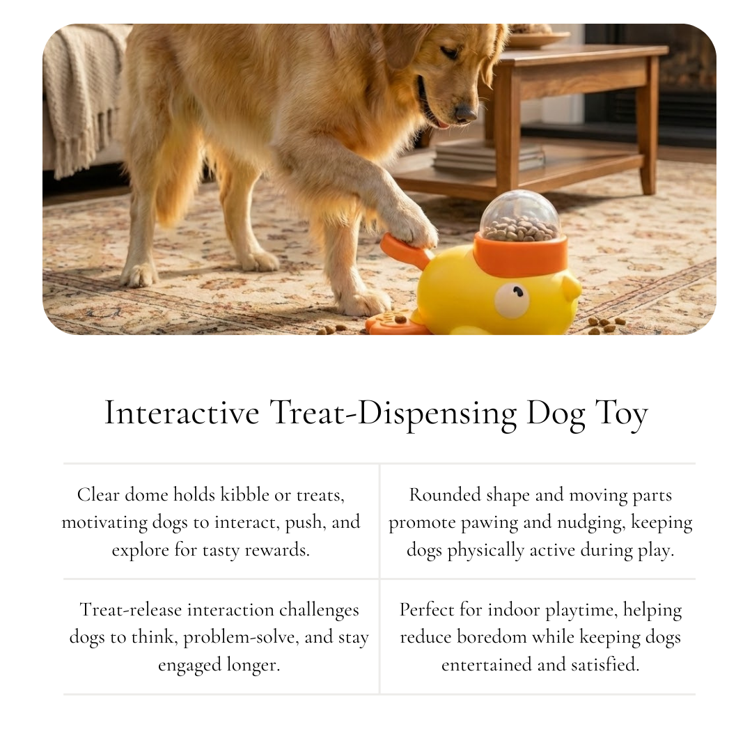 Interactive Treat Dispenser Toy