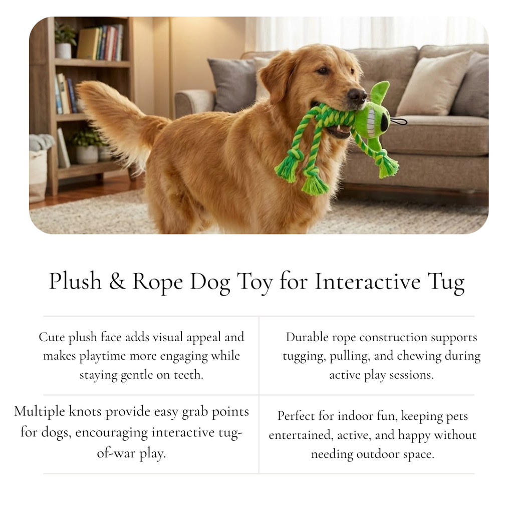 Plush Rope Dog Toy