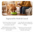 Green Bone Slow Feeder Bowl