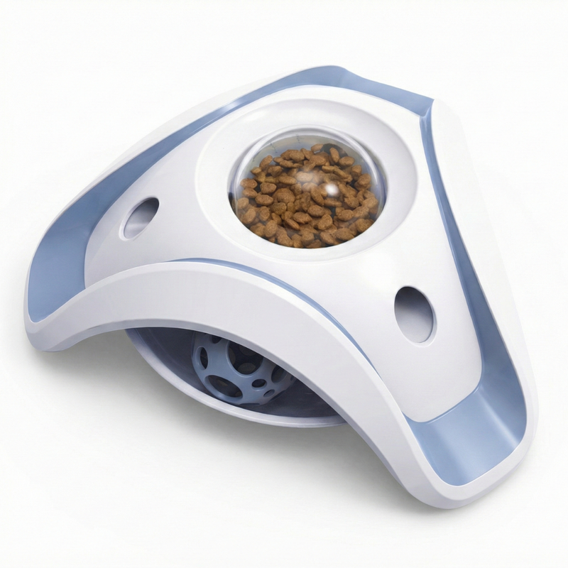 Triangular Interactive Feeder Toy