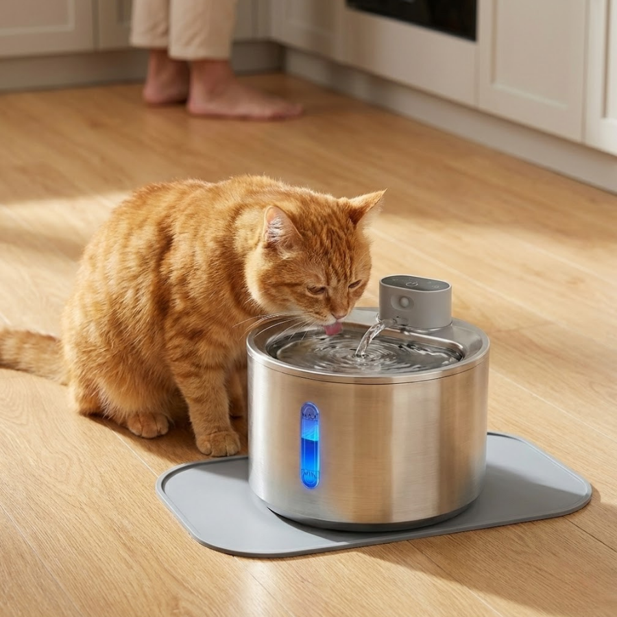 Stainless Steel Pet Water Fountain