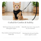 Black Mesh Pet Harness