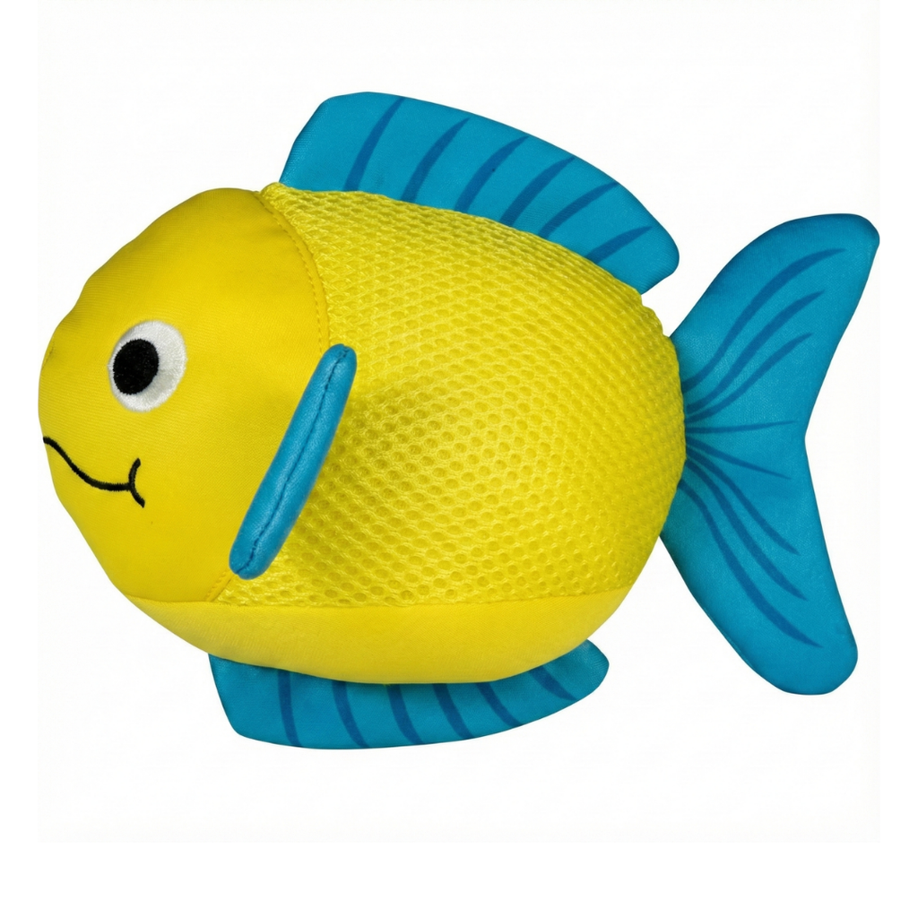 Finny the Plush Fish Dog Toy