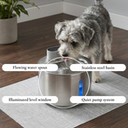 Stainless Steel Pet Water Fountain