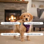 Purple & Turquoise Cordura Harness